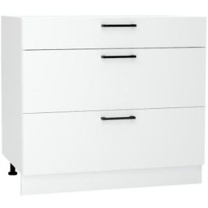 Szafka kuchenna Max D90pc S/3 biały 