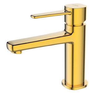 Bateria Umywalkowa Glamour Złota