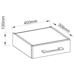 Obrazek Szafka kuchenna Vigo biały HG 40g-13 1s