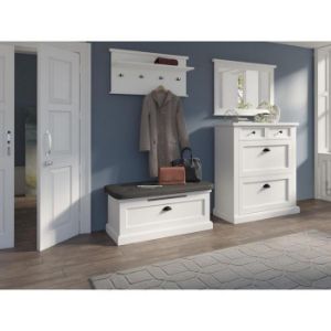 Obrazek Lustro Galia P05 biały