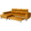 Obrazek Narożnik rozkładany z funkcją spania Tybet wersja prawa musztardowy