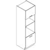 Obrazek Szafka kuchenna Denis d60pk mv 2133 pl dąb london/biały 