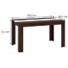 Obrazek Stół Domus 135x80 ciemna sonoma 11011257