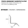 Obrazek Profil wannowy samoprzylepny 183 cm