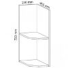 Obrazek Szafka kuchenna Gardena D25PZ white
