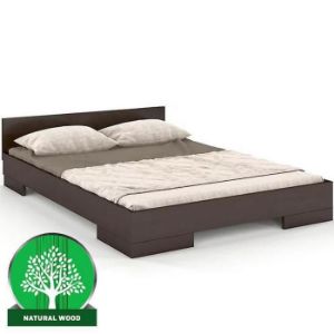 Łóżko drewniane bukowe Skandica Spectrum niskie 160x200 palisander