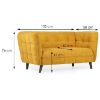 Obrazek Sofa Dijon Bluvel 68/wenge