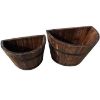 Obrazek Drewniana doniczka 32x17,5x21 cm