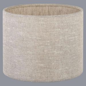 Abażur walec 9689 len naturalny D20