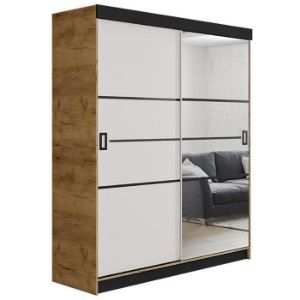 Szafa Retro 138 4L craft / front biały