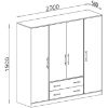 Obrazek Szafa Smart SR1 200 cm dąb sonoma/biały