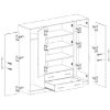 Obrazek Szafa Smart SR1 200 cm dąb sonoma/biały