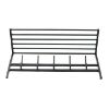 Obrazek Wieszak metalowy z półką Loft 35x75x25,5 cm czarny