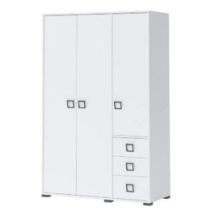 Szafa 3D3S Kiki G33-BE/KI-15 white/white 