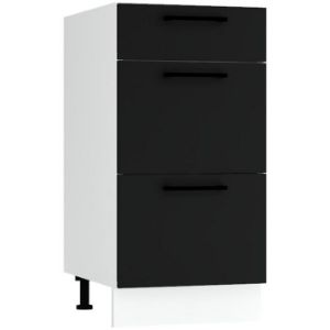 Szafka kuchenna Max D40s/3 czarny