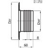 Obrazek Rozeta ROZ120-ML biała