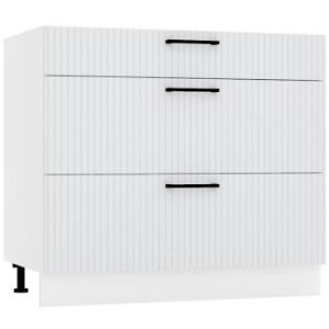 Szafka kuchenna Kate d90pc s/3 jasny szary mat