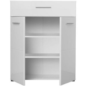 Obrazek Komoda Beny 2d1s Biały/Biały Połysk 11008609