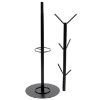 Obrazek Wieszak metalowy stojący Loft 06-06 180x40 czarny