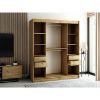Obrazek Szafa Lamelo 1 180 Dąb Artisan/Czarny