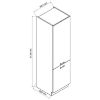 Obrazek Szafka kuchenna Bono D60lo 2133 Pl 2fr dąb wotan