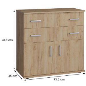 Obrazek Komoda 2+2 Bl D.Craft Złoty