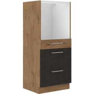 Obrazek Szafka kuchenna VIGO grafit mat 60DKP-145 3S BB