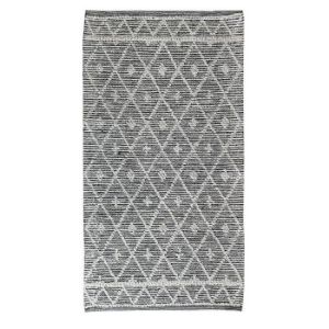 Obrazek Dywan bawełniany Chindi 0.8/1.5 Cr-1301 grey/white