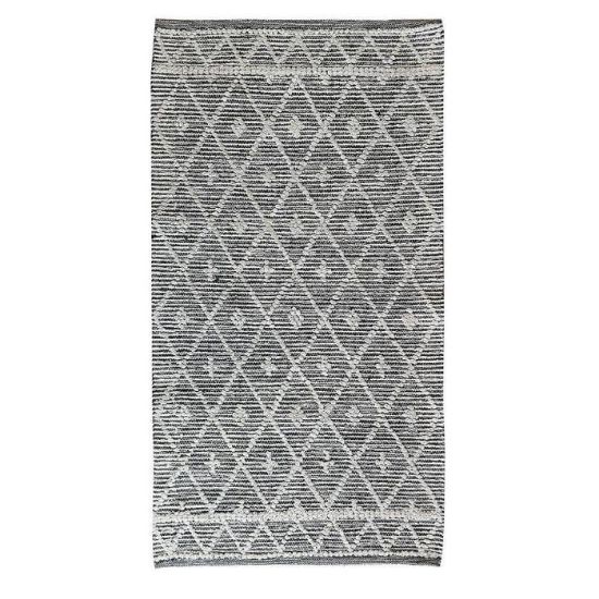Obrazek Dywan bawełniany Chindi 0.8/1.5 Cr-1301 grey/white