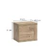Obrazek Szafka nocna Natural N-18 kratka Ribbeck