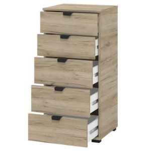 Obrazek Komoda Duerto 5F 45 szary dąb 11008309
