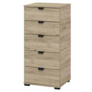 Obrazek Komoda Duerto 5F 45 szary dąb 11008309