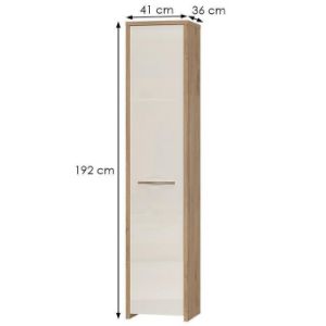Obrazek Szafa 1d Gala V1 Pacific Walnut/Beige