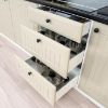 Obrazek Szafka Kuchenna Irma W60/68 Slim Pl Z Okapem Srebrnym C
