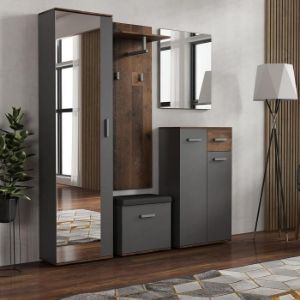 Obrazek Komoda Justus 03 Anthracite/ Old Style