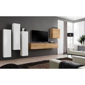 Meblościanka Switch III Biały/Wotan 