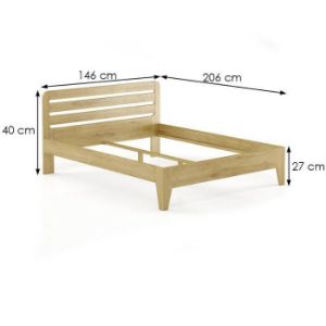 Obrazek Łóżko Buk LK189–140x200 rustikal