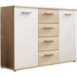Komoda Jacky 2 Biały/Sonoma