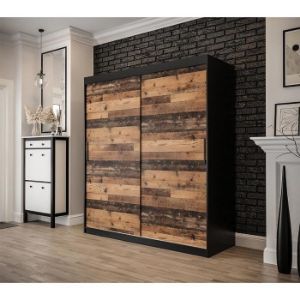 Obrazek Szafa Old Wood T 180 Czarny/Old Style