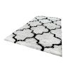 Obrazek Dywan Shaggy Sonic 0.8/1.5 Psr-13552 white/black