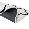 Obrazek Dywan Shaggy Sonic 0.8/1.5 Psr-13552 white/black