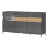 Obrazek Komoda Onyx K170-3KS1F/ON anthracite/pacific walnut