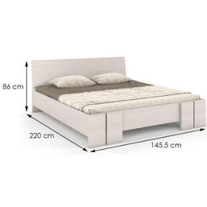 Obrazek Łóżko sosnowe Skandica Vestre maxi 140X200 biały