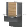 Obrazek Szafka nocna Onyx ns1/on pacific walnut/anthracit