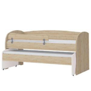 Łóżko rozkładane Kiki KRD1-BK/KI-15 beech/white 