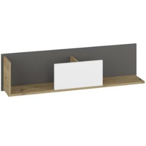Obrazek Pólka 120 Fini 10 dąb artisan/biały/antracyt