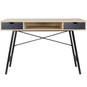 Obrazek Biurko Loft sonoma/czarny
