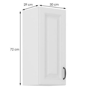 Obrazek Szafka kuchenna STILO biały mat/biały 30g-72 1f