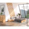Obrazek Łóżko drewniane bukowe Skandica Spectrum niskie 200x200 naturalny