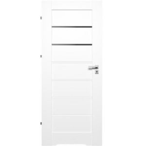 Obrazek Drzwi wewnętrzne CAMPE 2*6 70L Białe WC+ PODC